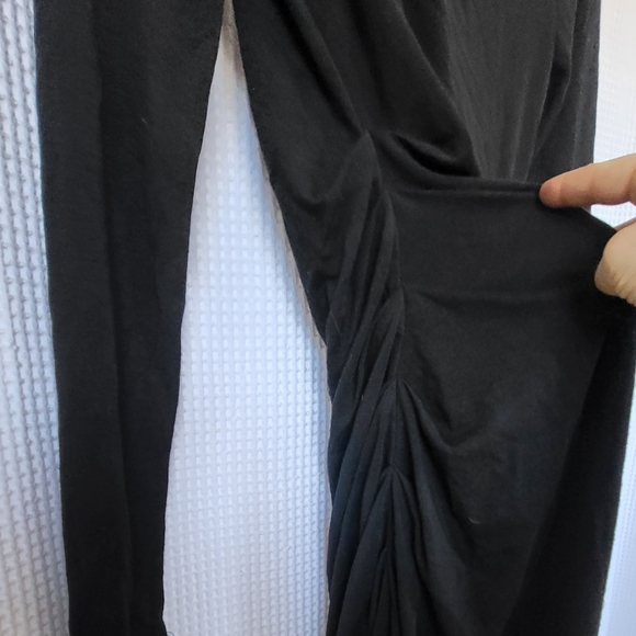 Side Ruched Knit Jersey Dress Banana Republic Dress - Picture 3 of 4